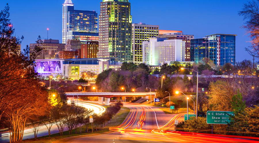Le migliori offerte di noleggio auto a Aeroporto di Raleigh-Durham